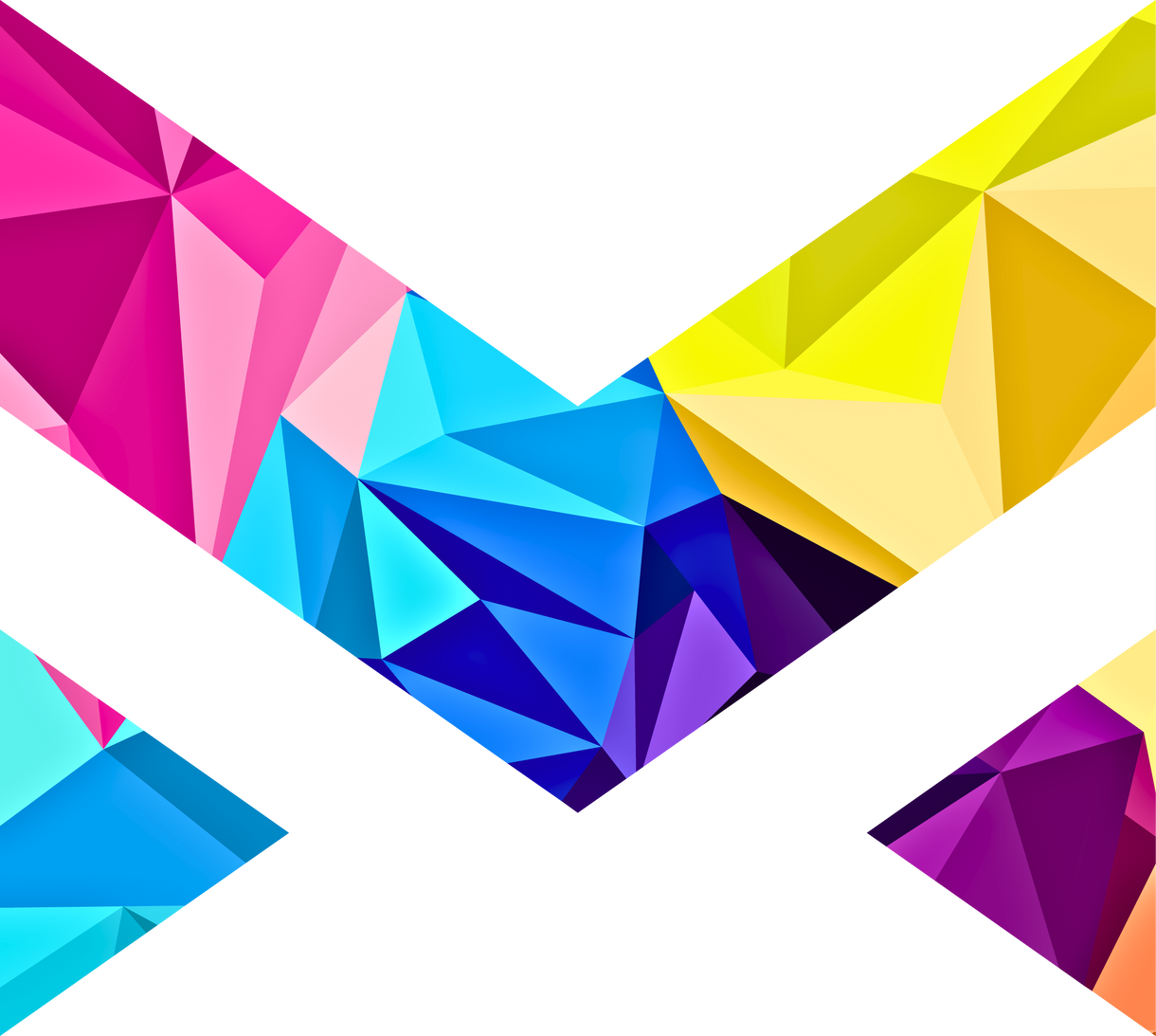 Colorful Letter M Logo
